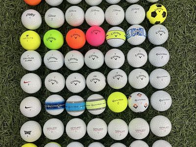 Used cleaned golf balls