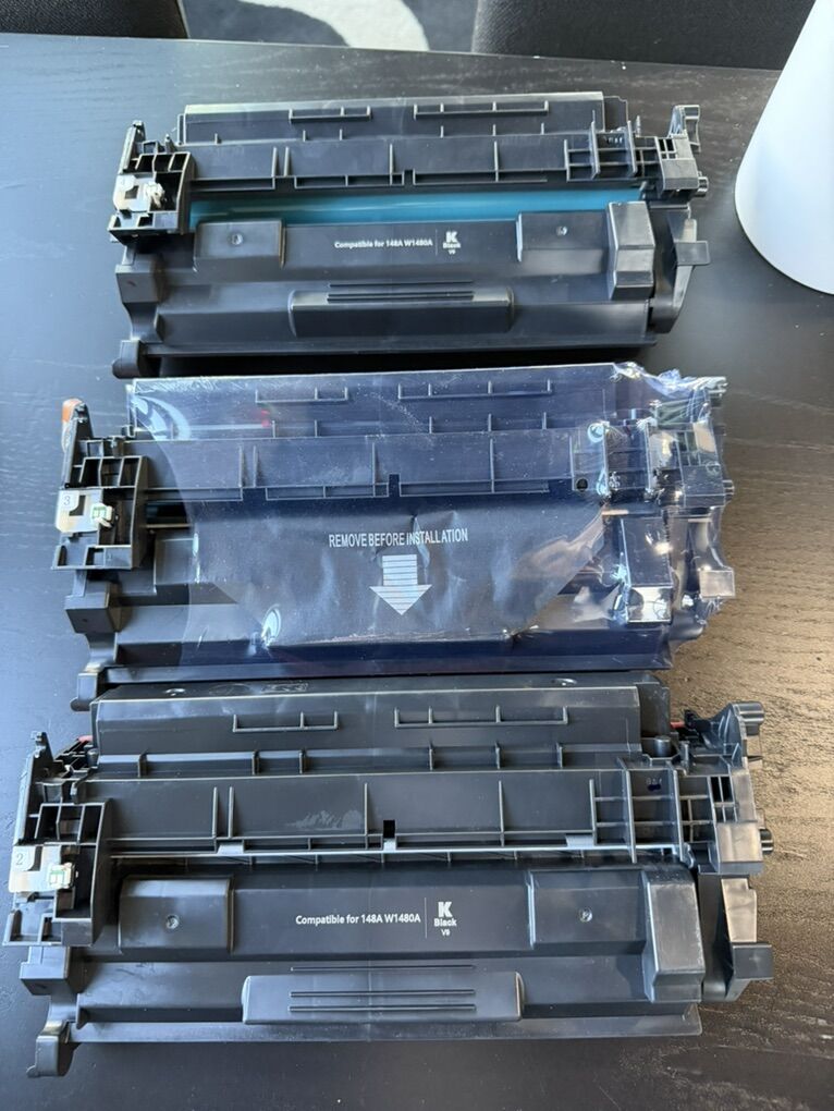 New Set of Three Inkalfa 148A Toner Cartridges