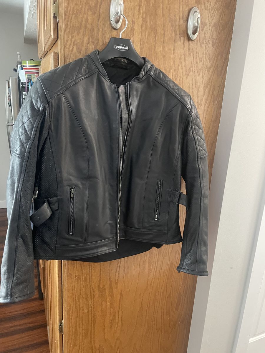 Street & Steel Athena Women's Leather Motorcycle Jacket