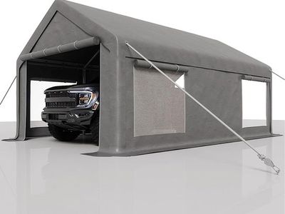 Extra Large Carport Tent - Heavy Duty Portable Garage Canopy Shelter