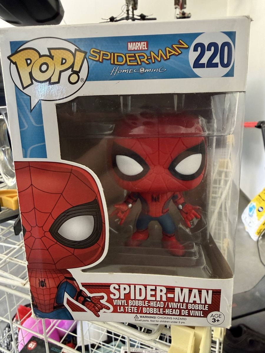 Funko Pop! Marvel Spider-Man: Homecoming #220 & DC The Flash Holiday Dash #356 Vinyl Figures