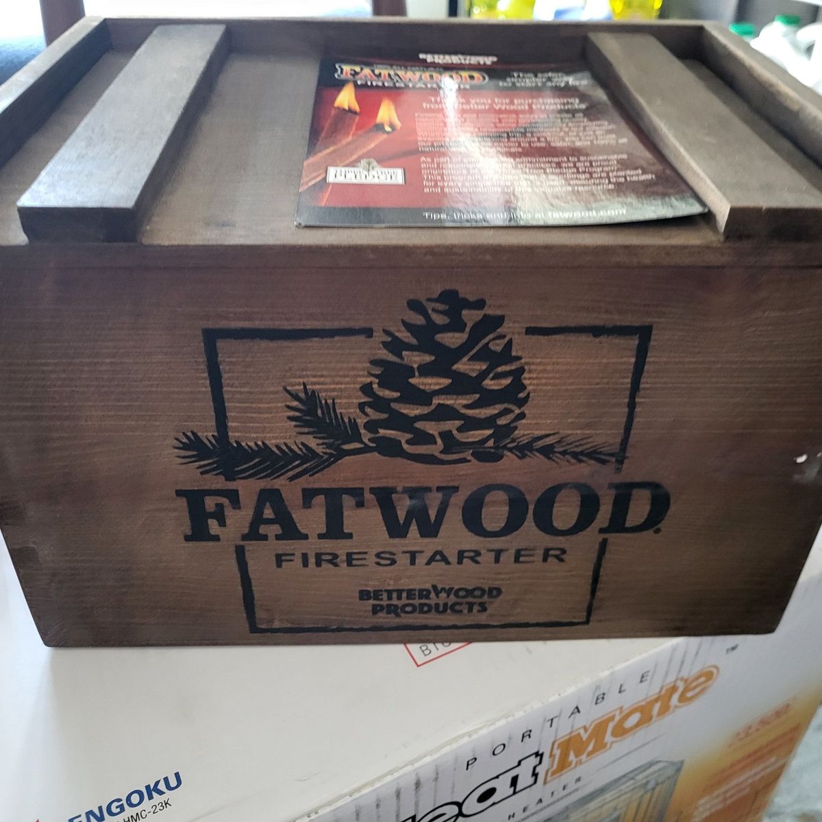 FatWood 12lb Box FireStarter Wood