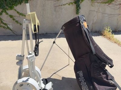 PING golf bag with stand hoofer or golf push cart