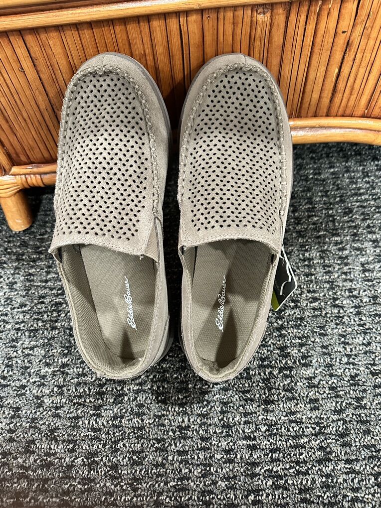 New Eddie Bauer Mens Comfort Shoes 8.5 Leather