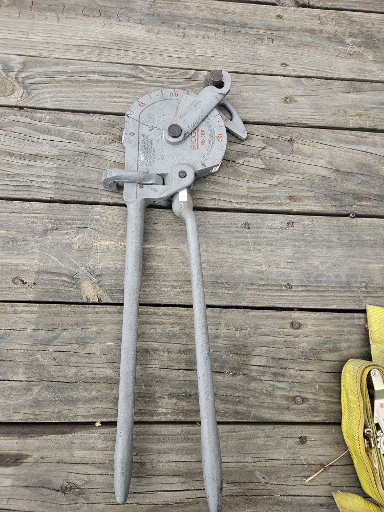 RIDGID No 368 Geared ratchet tube bender