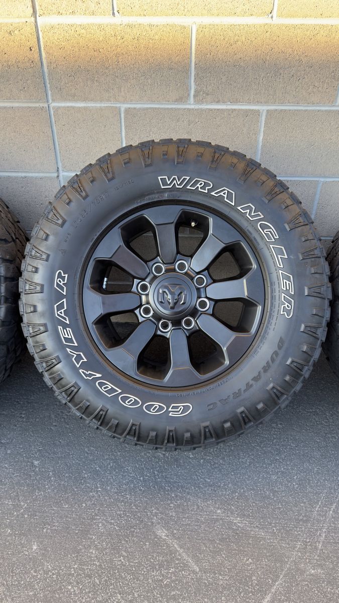 Ram Power Wagon Wheels + Goodyear Wrangler Tires