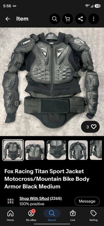 Fox racing Titan Sport Armour jacket.