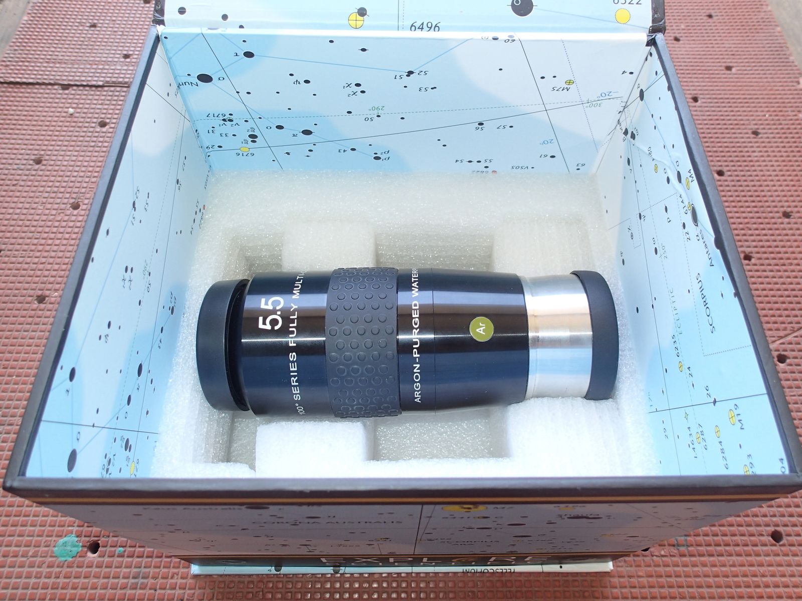 Explore Scientific 100° 5.5 mm 2" Eyepiece Lens for Telescope