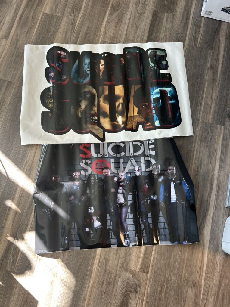 huge Suicide Squad wall Stickers