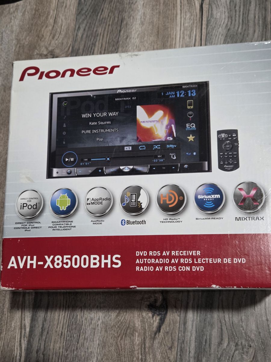 Pioneer AVH-X8500BHS 7 inch Car DVD Player '' NEW IN ORIGINAL BOX""