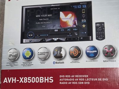 Pioneer AVH-X8500BHS 7 inch Car DVD Player '' NEW IN ORIGINAL BOX""