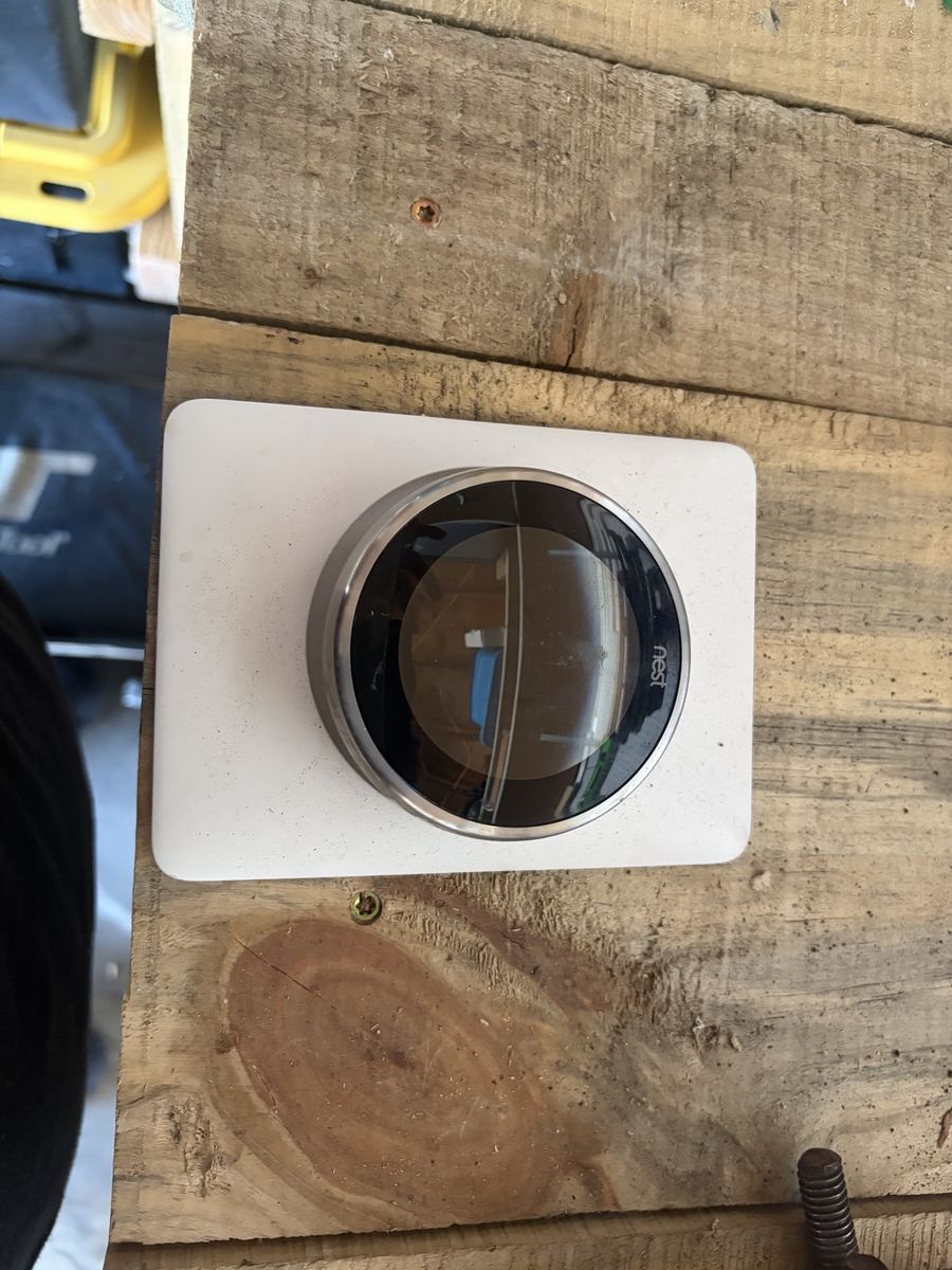Nest Learning Thermostat 3rd Gen A0033 Smart Home Wi-Fi HVAC Control White/Silver