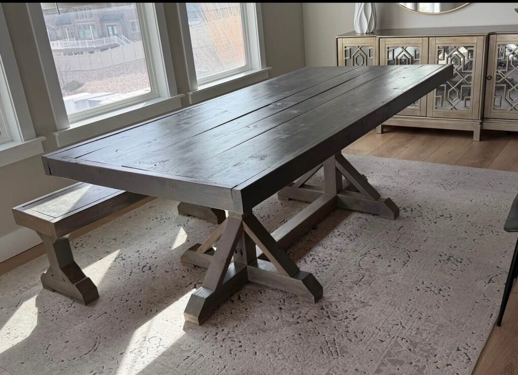 Kitchen Table And Bench