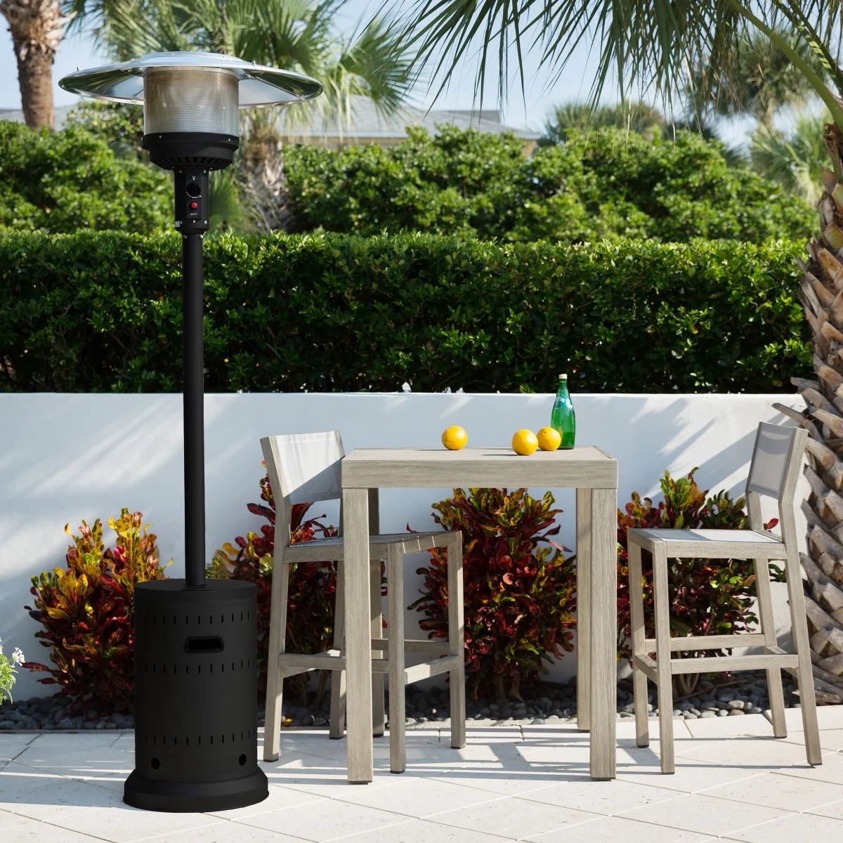 Fire Sense Propane Patio Heater, Matte Black, 37 lbs 1807363 #105306