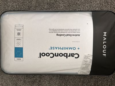 Malouf CarbonCool + Omniphase Queen Cooling Memory Foam Pillow