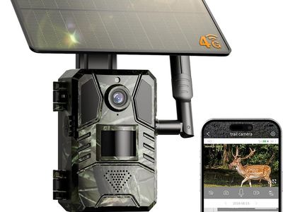 NEW Trail Camera, 2k HD Live View Cellular with Built-in SIM Card 4G Unlimited Data Plan Game Cameras with Night Vision Motion
