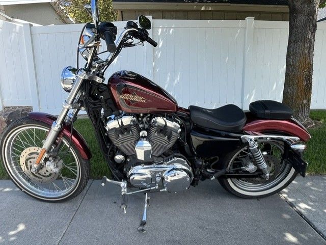 2012 Harley-Davidson Sportster 1200-Red Metallic Flake