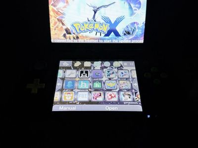 Nintendo 2DS XL Black and green (modded)