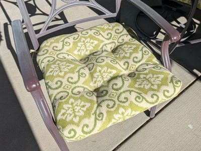 Patio chair cushions
