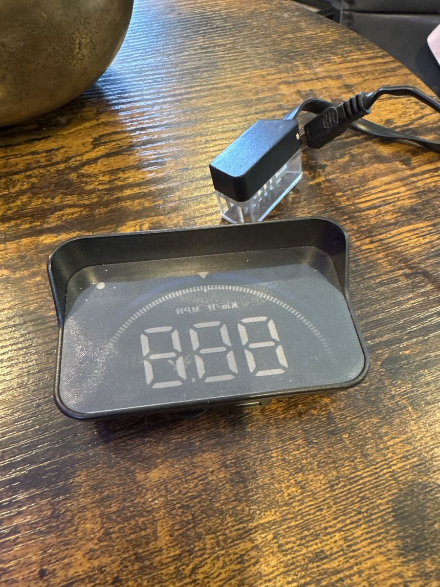 Universal Car Head-Up Display (HUD) Digital Speedometer with OBD2 Cable