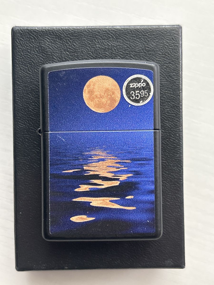 Zippo Moonlit Ocean Scene Windproof Lighter without Case