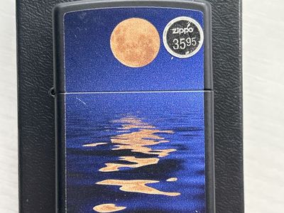 Zippo Moonlit Ocean Scene Windproof Lighter without Case