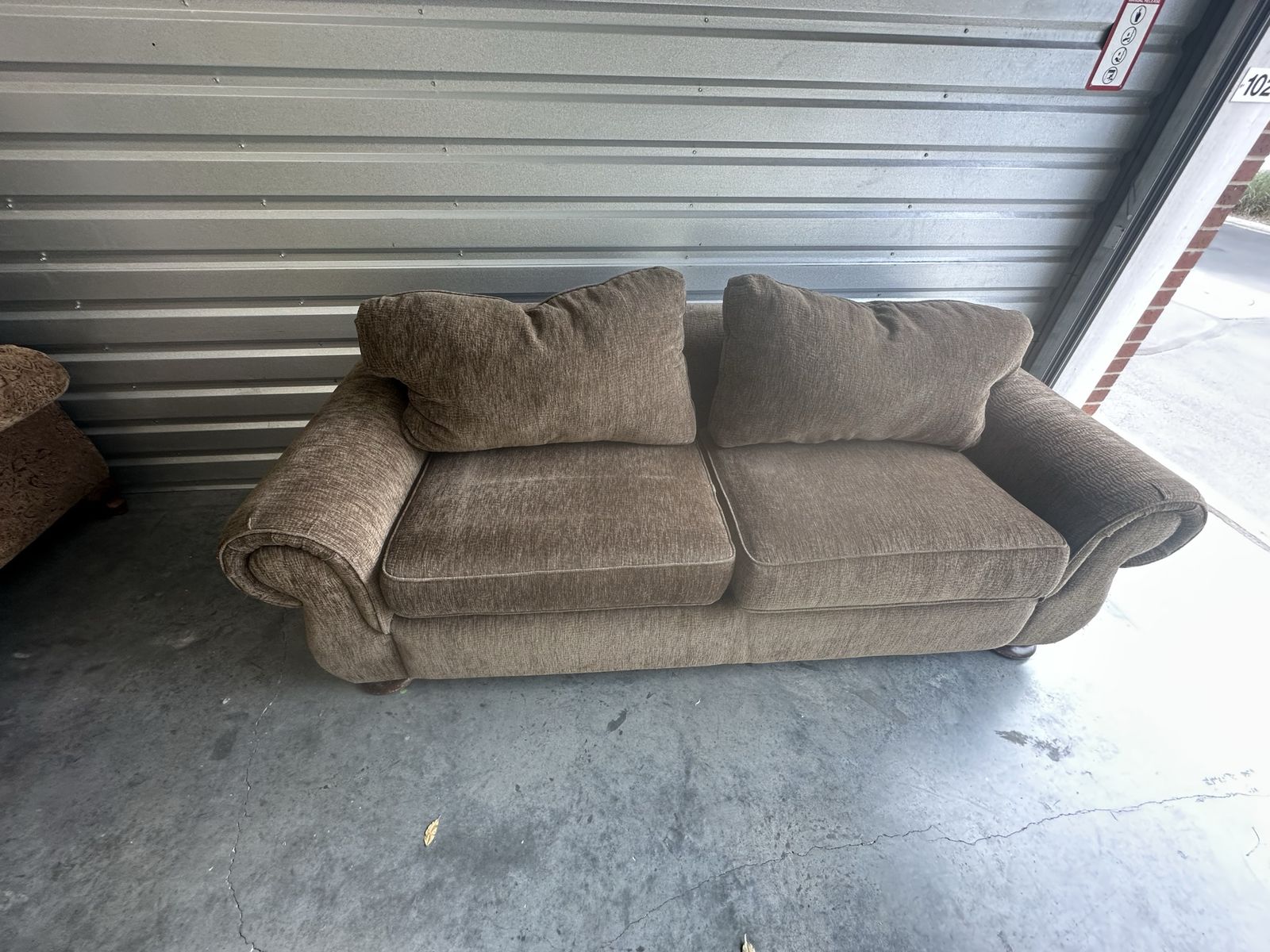 Used Two-Cushion Pull-Out Sleeper Sofa