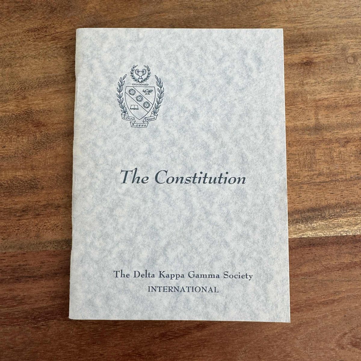 Vintage Delta Kappa Gamma Society Constitution Booklet - 1959