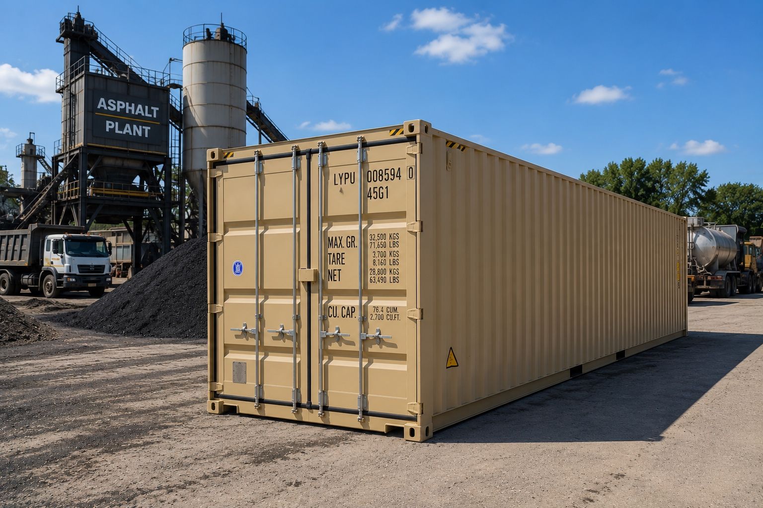 40’ New One Trip Shipping Container | High Cube | Contractor READY