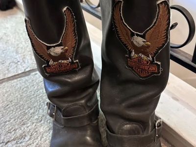 Size 8 Harley Davidson's riding or daily boots