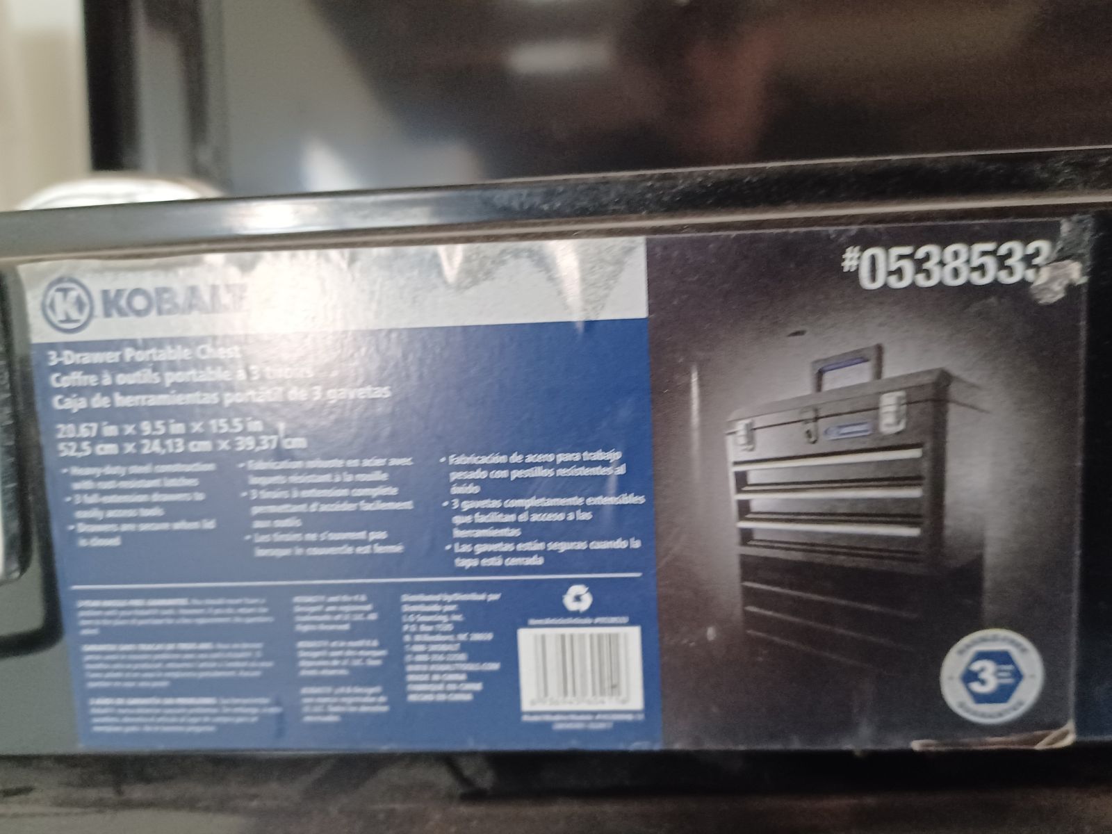 KOBALT 3 Drawer