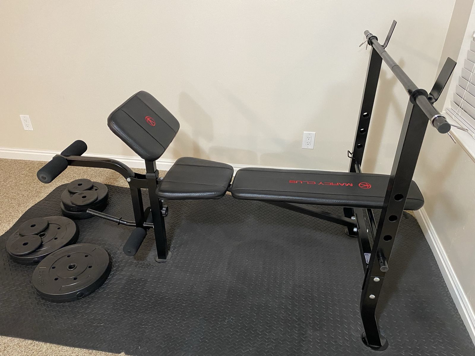 Marcy Club Weight Bench
