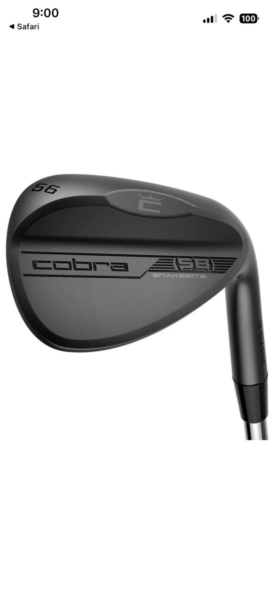 New Cobra Snakebite 52° Gap Wedge 