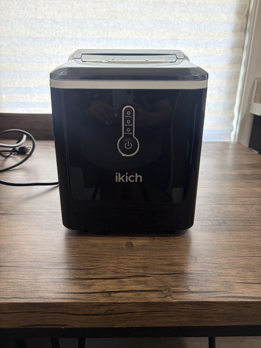 Ikich Portable Countertop Ice Maker Machine - Black