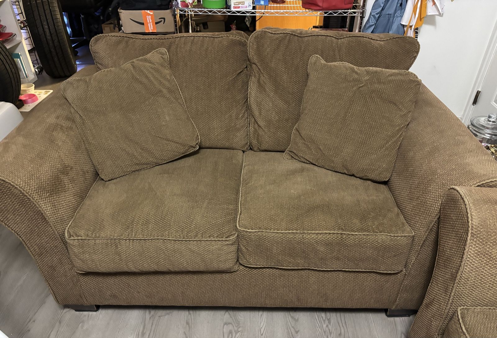 Three seater and love seat
