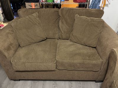 Three seater and love seat