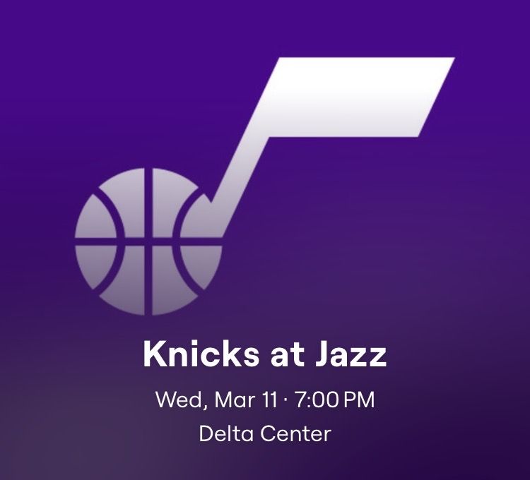 4 Jazz and Knicks Tickets