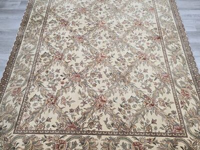 6x9 Kerman Design Handknotted Wool Rug