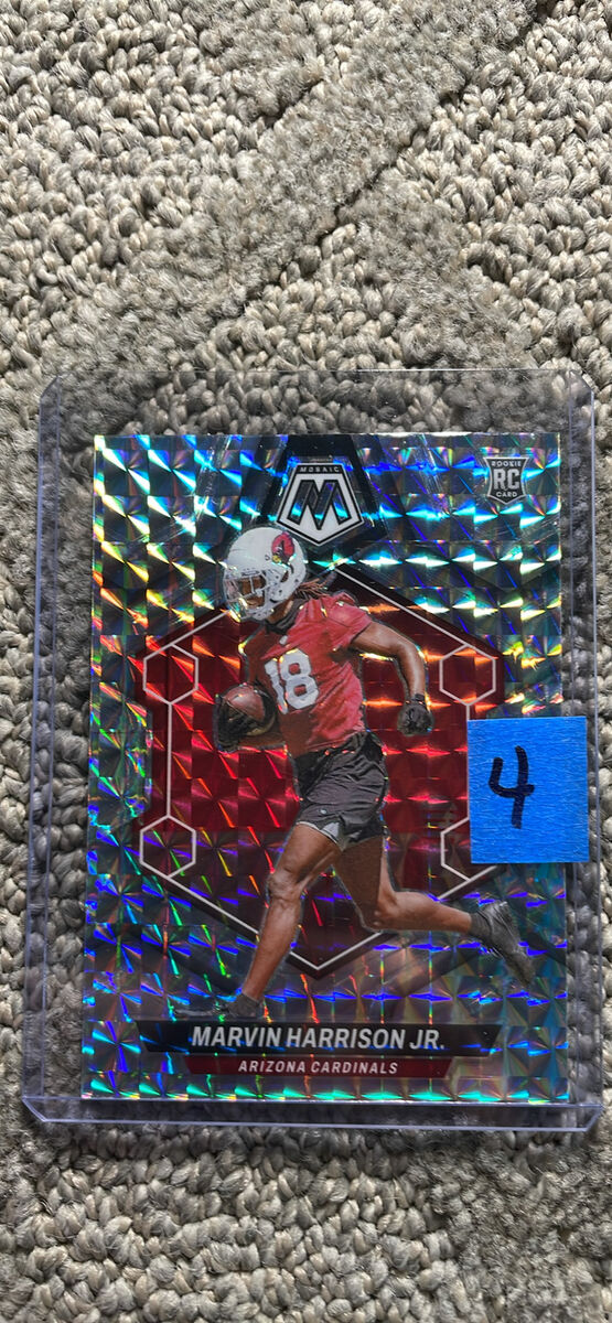 Marvin Harrison jr Arizona Cardinals raw mint sports trading cards $4