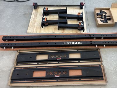 Rogue RML-3W Folding Rack- 1" Sandwich J-Cups