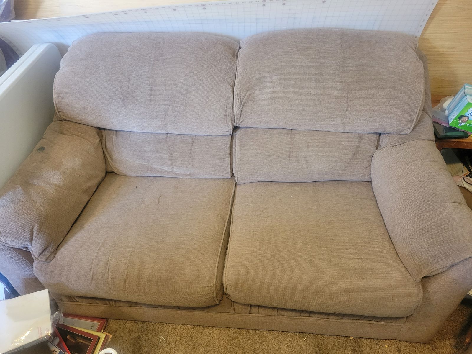 Loveseat & hoverboard cart attachments