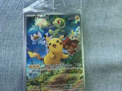 Pokémon TCG SVIP 027 Pikachu Adventuring Together Trading Card
