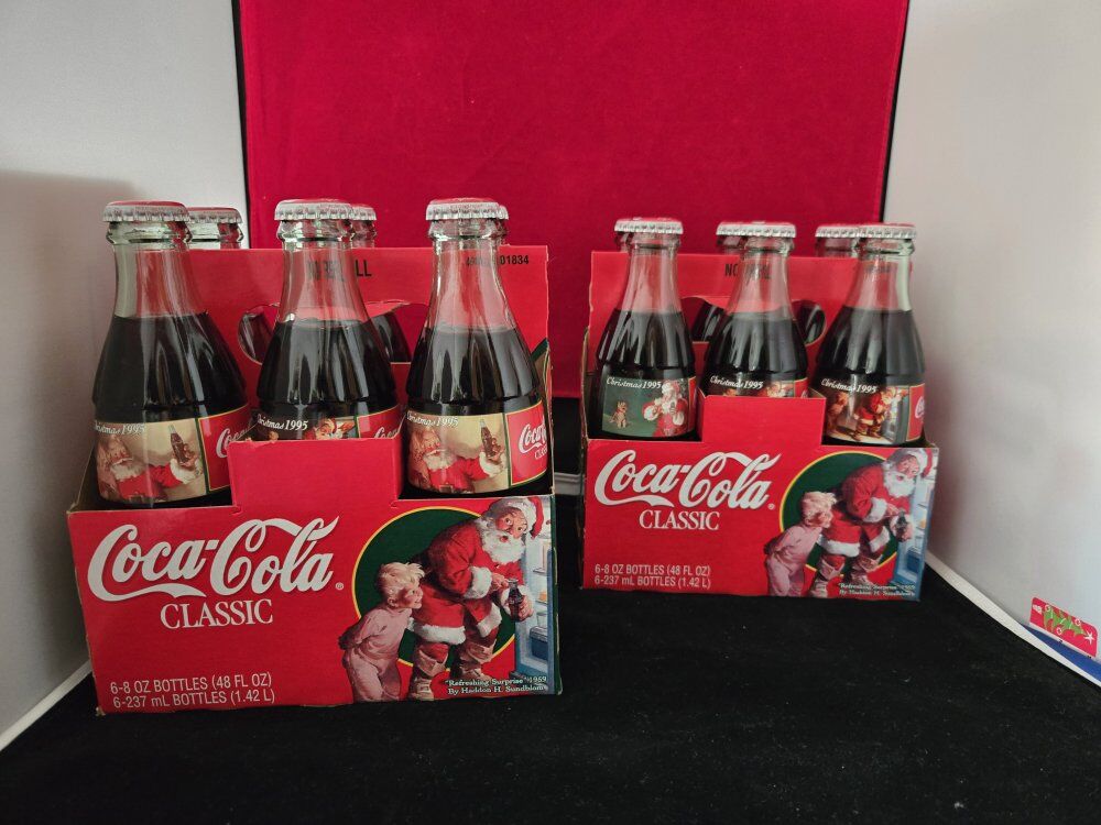 Christmas 1995 Coca-Cola Bottles