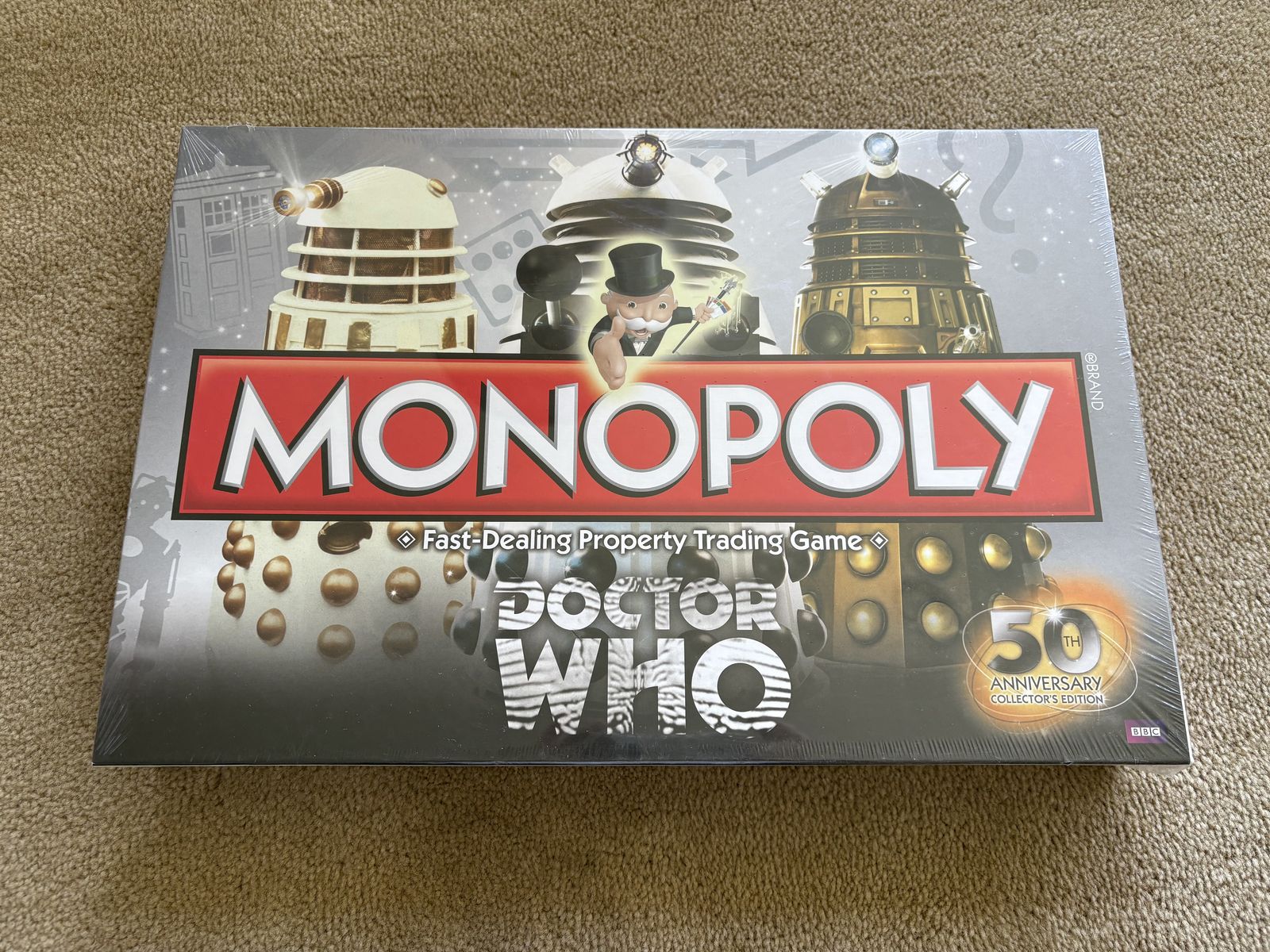 NEW Monopoly: Doctor Who 50th Anniversary Edition