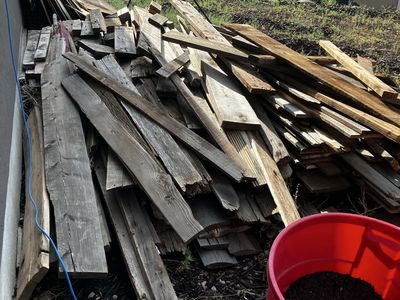 Used lumber and barn wood