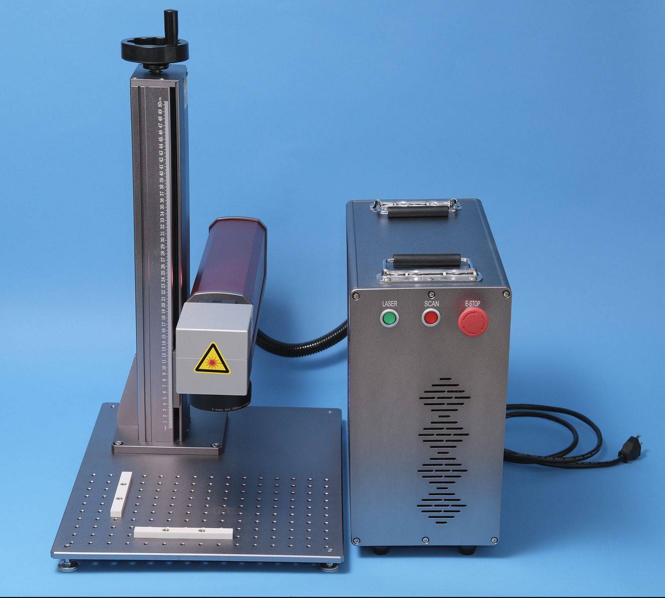 Akeme 30W Fiber Laser w/ 160mm + 100mm lenses