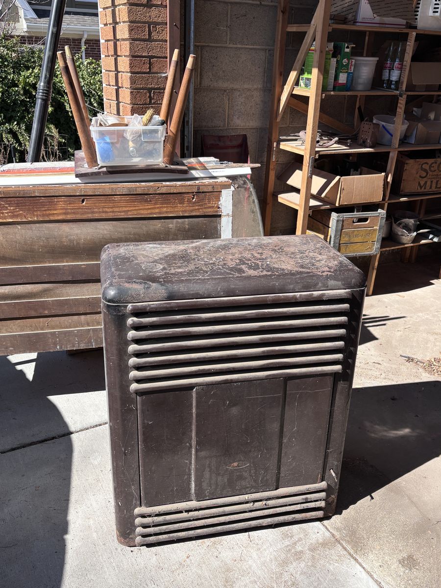 Vintage Metal Heater
