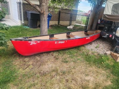 Old Town - Flat Back, 15 ft canoe