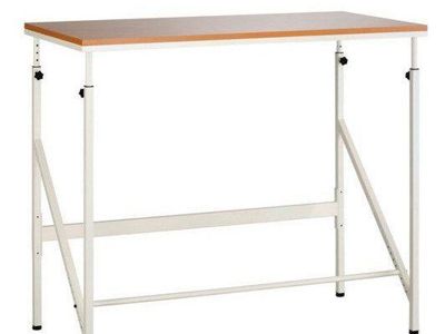 Safco Elevate 1957BH Standing Height Desk 48" x 24" Beech/Cream - New in Box