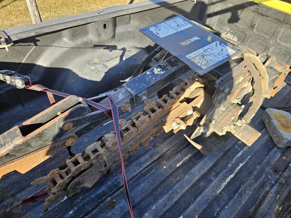 trencher attachment for toro dingo or ditch witch